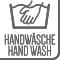 waschbar mit Hand